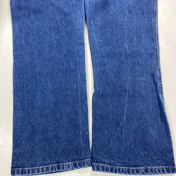 Vintage Unisex Classic Wrangler TM Jeans 32/33 Approximately No Label 🏷️ - Picture 16 of 16